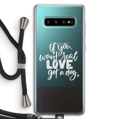 Partner in crime: Samsung Galaxy S10 Plus Transparant Hoesje met koord