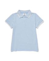 HEMA Kinderpolo Pique Blauw (blauw) - thumbnail