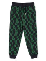 Marni Kids pantalon de jogging à logo imprimé - Vert - thumbnail