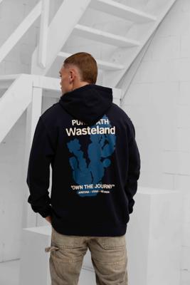 Pure Path Own The Journey Hoodie Heren Donkerblauw - Maat L - Kleur: Donkerblauw | Soccerfanshop