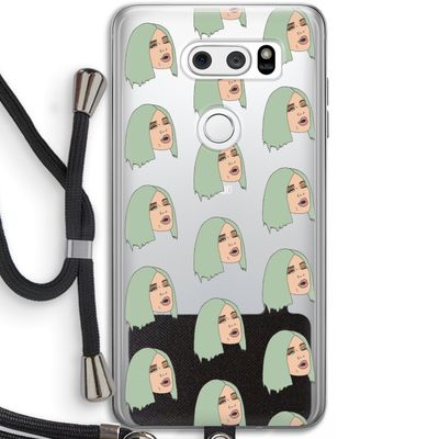 King Kylie: LG V30 Transparant Hoesje met koord
