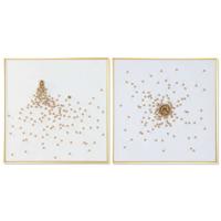 Canvas Home ESPRIT polyestyreen Canvas 100 x 3,5 x 100 cm