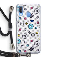 8-bit N°9: Samsung Galaxy A40 Transparant Hoesje met koord