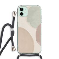 Geo #8: iPhone 11 Transparant Hoesje met koord