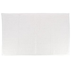 Tendance Badmat microfiber - laagpolig - wit - 45 x 75 cm - absorberend - antislip