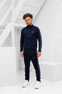 Under Armour Rival Knit Trainingspak Heren Donkerblauw - Maat L - Kleur: Donkerblauw | Soccerfanshop