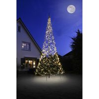Fairybell vlaggenmast 600 cm 1200 lampjes warm wit - thumbnail