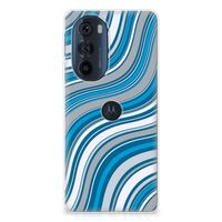 Motorola Edge 30 Pro TPU bumper Waves Blue