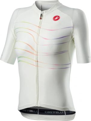 Castelli Aero Pro W FZ SS shirt turquoise dames L