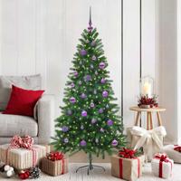 VidaXL Kerstboom met 150 led met standaard groen 150 cm pe