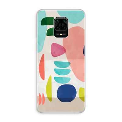 Bold Rounded Shapes: Xiaomi Redmi Note 10 Lite Transparant Hoesje