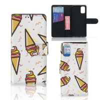 Samsung Galaxy A41 Book Cover Icecream