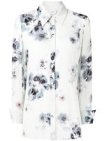 ERDEM chemise Paola à fleurs - Bleu - thumbnail