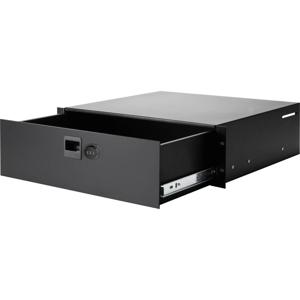 Adam Hall 87403CL 19 inch rackschuiflade 3 HE Staal