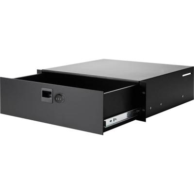 Adam Hall 87403CL 19 inch rackschuiflade 3 HE Staal