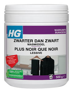 HG Wasruimte Zwarter Dan Zwart Wasmiddel