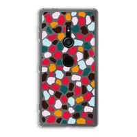 Colored Giraffe: Sony Xperia XZ2 Transparant Hoesje