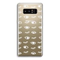 Eye pattern #3: Samsung Galaxy Note 8 Transparant Hoesje Eye pattern #3: Samsung Galaxy Note 8 Transparant Hoesje