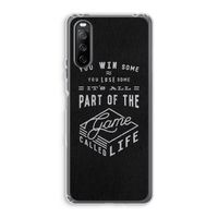 Life: Sony Xperia 10 III Transparant Hoesje