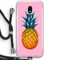 Grote ananas: Samsung Galaxy J3 (2017) Transparant Hoesje met koord