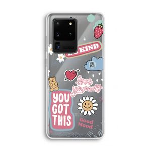Positivity: Samsung Galaxy S20 Ultra Transparant Hoesje