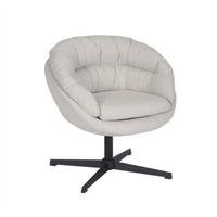 Bronx71 Draaifauteuil Porto linnen off white