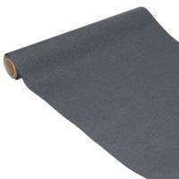 Tafelloper voor de diner tafel - donkergrijs - tissue papier - 300 x 40 cm - Tafels dekken Tafelloper voor de diner tafel - donkergrijs - tissue papier - 300 x 40 cm - Tafels dekken