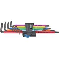 Wera 967/9 TX XL Binnen-Torx Haakse schroevendraaierset T 8, T 9, T 10, T 15, T 20, T 25, T 27, T 30, T 40 9-delig
