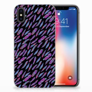 Apple iPhone X | Xs TPU bumper Feathers Color