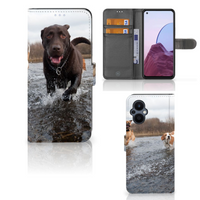 OPPO Reno 8 Lite | OnePlus Nord N20 Telefoonhoesje met Pasjes Honden Labrador