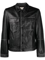 Zadig&Voltaire Lasso dyed leather cropped jacket - Noir - thumbnail