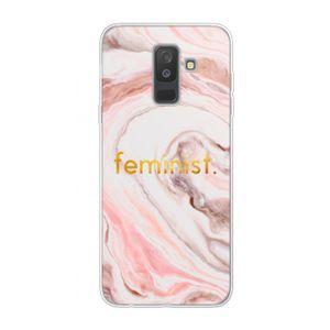 Feminist: Samsung Galaxy A6 Plus (2018) Transparant Hoesje