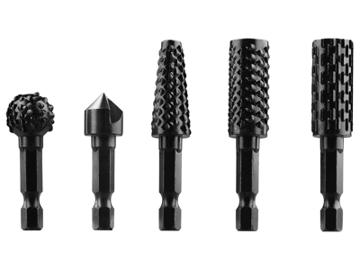 PARKSIDE Accessoires voor boormachine (Vijl- en verzinkset 5-delig)