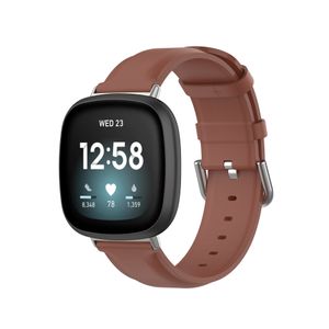 Bandje geschikt voor Apple Watch 42/44MM - Maat L - Horlogebandje - Polsband - Kunstleer - Bruin