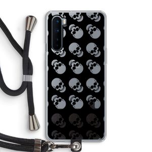 Musketon Skulls: OnePlus Nord Transparant Hoesje met koord