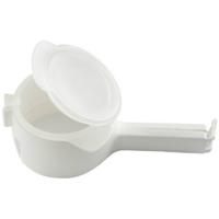 2 stks Food snack opslag Seal afdichting pour Bag clips sealer (wit)