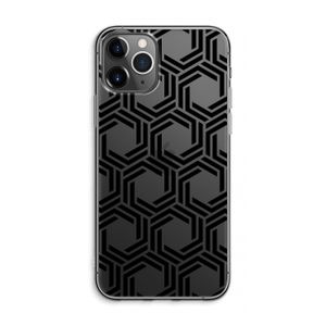 Geometrisch patroon: iPhone 11 Pro Max Transparant Hoesje