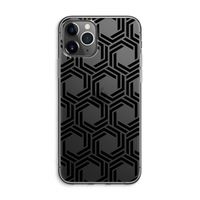 Geometrisch patroon: iPhone 11 Pro Max Transparant Hoesje