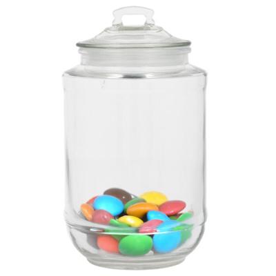 Alessandro Snoeppot/voorraadpot - met deksel - luchtdicht - glas - 2000 ml - D13 x H23 cm