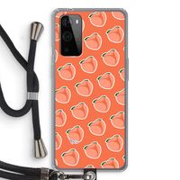 Just peachy: OnePlus 9 Pro Transparant Hoesje met koord