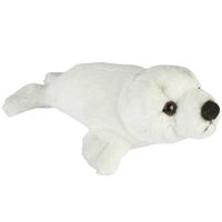 Pluche knuffel dieren Witte zeehond pup van 15 cm   -