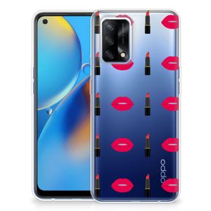 OPPO A74 4G TPU bumper Lipstick Kiss