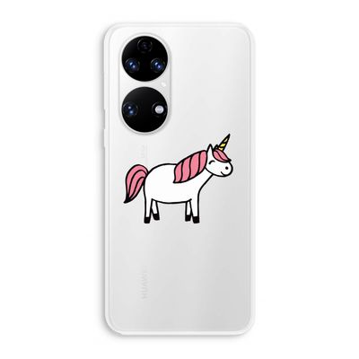 Eenhoorn: Huawei P50 Transparant Hoesje