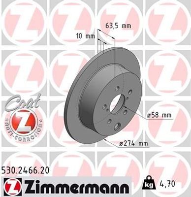 Remschijf Coat Z 530246620