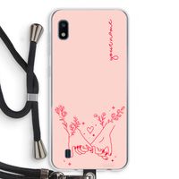 Best Friends: Samsung Galaxy A10 Transparant Hoesje met koord