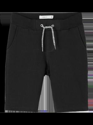Name it zomer shorts jongens - zwart - lang - NkmHonk