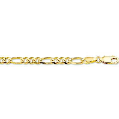 Ketting Figaroschakel geelgoud 3,1 mm 70 cm