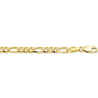 Ketting Figaroschakel geelgoud 3,1 mm 70 cm