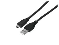Gembird 1.8m USB 2.0 A/mini-USB M USB-kabel 1,8 m USB A Mini-USB B Zwart