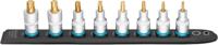 HAZET SmartRail · Flexibele kunststof opsteekstrip 992T-SR/8 · 1/2 inch (12,5 mm) vierkant hol · Binnen-TORX®-profiel · 8-delig · T20 · T25 · T30 ·